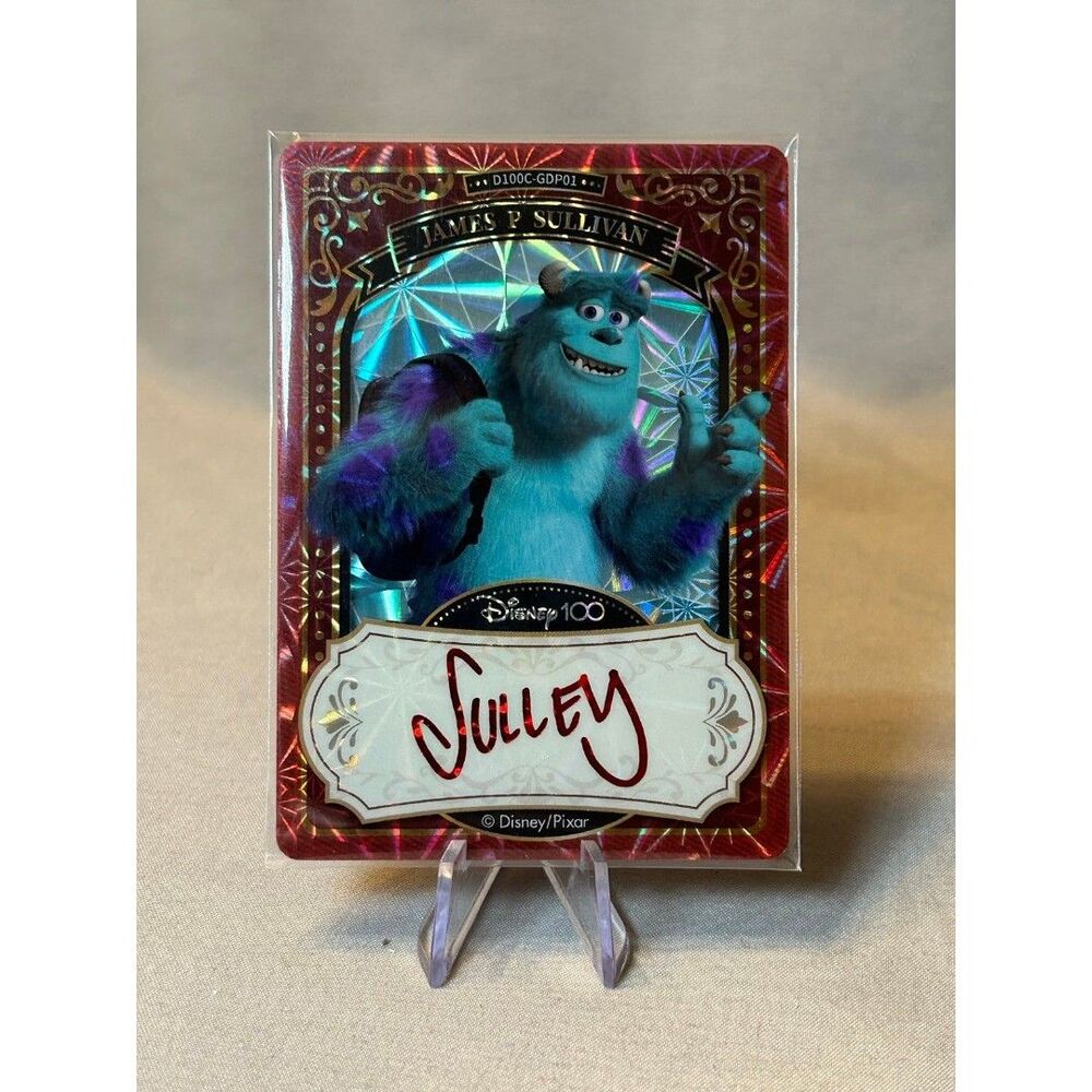 Disney 100 Card Fun Carnival Monsters Inc. Sulley Signature SUPER RARE 2/20 (PM)